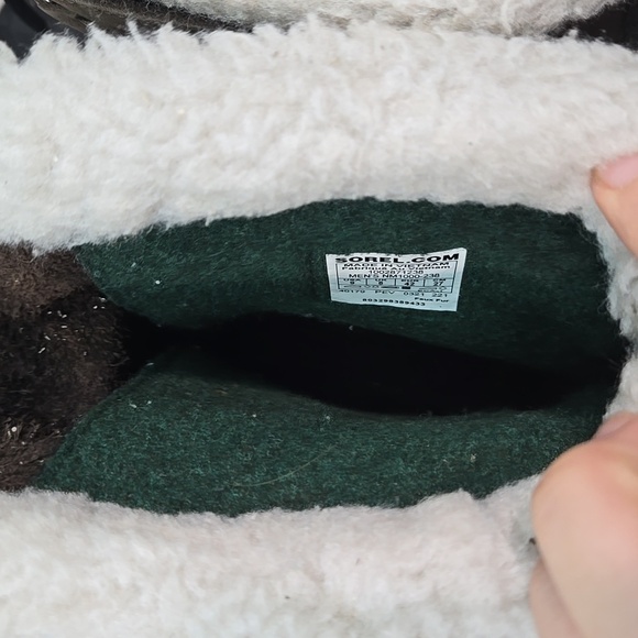 Sorel Mens 40179 Leather Insulated Line Duck Rubber Winter Boots Shoes Sz 9 - Picture 7 of 13